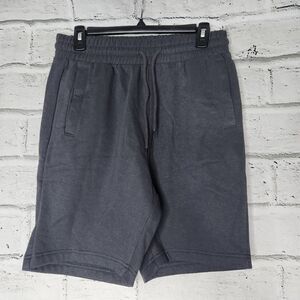 H&M Regular Fit Cotton Blend Sweatshorts Short Gray Size Small